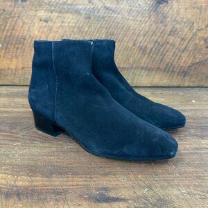 Aquatalia Fuoco Black Suede Boots Bootie 7